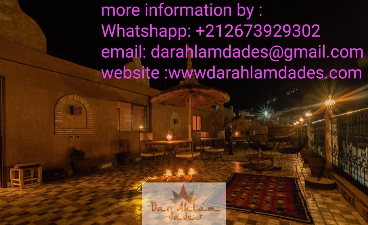 Dar Ahlam Dades Hotel Ait Ouaddar Exteriör bild